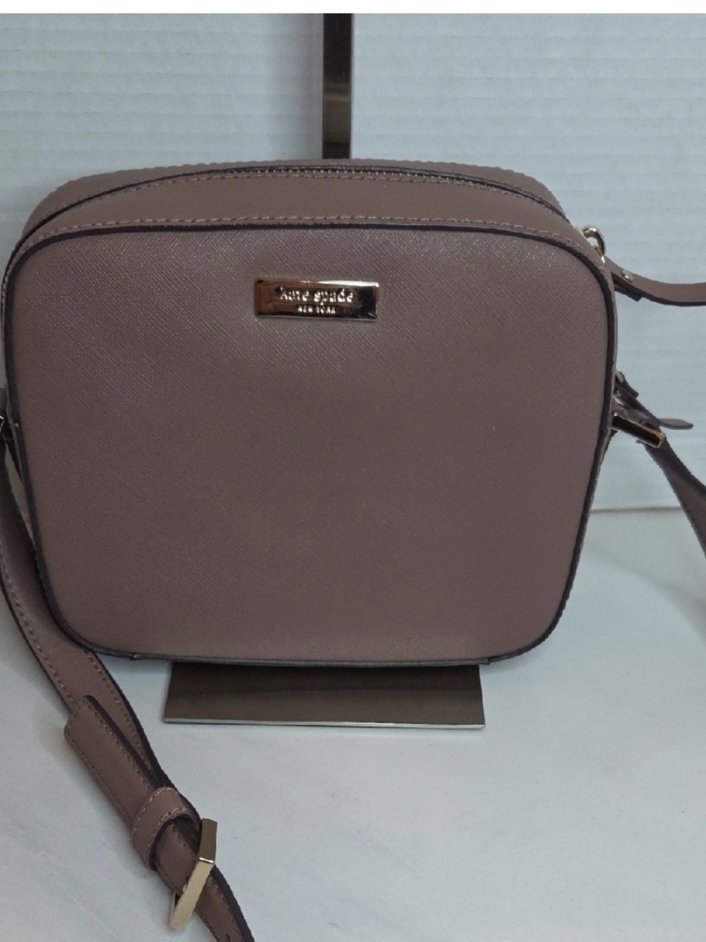Kate Spade Newberry Lane Cammie Saffiano Leather Mauve Bag